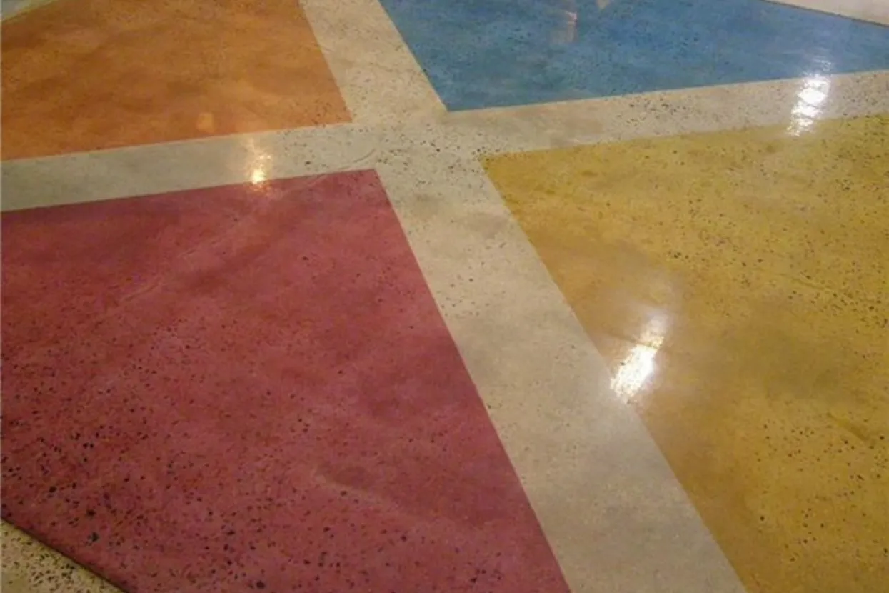 Muestra de colores para hormigón